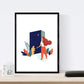 Pack de posters con ilustracion de mujeres en la noche. Mujer con estrellas.-Artwork-Nacnic-Nacnic Estudio SL