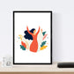 Pack de posters con ilustraciones de mujeres de cada dia. Mujer en el anochecer y amanecer.-Artwork-Nacnic-Nacnic Estudio SL