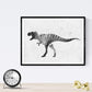Pack de posters de Dinosaurios acuarela negro. Láminas de dinosaurios para niños.-Artwork-Nacnic-Nacnic Estudio SL