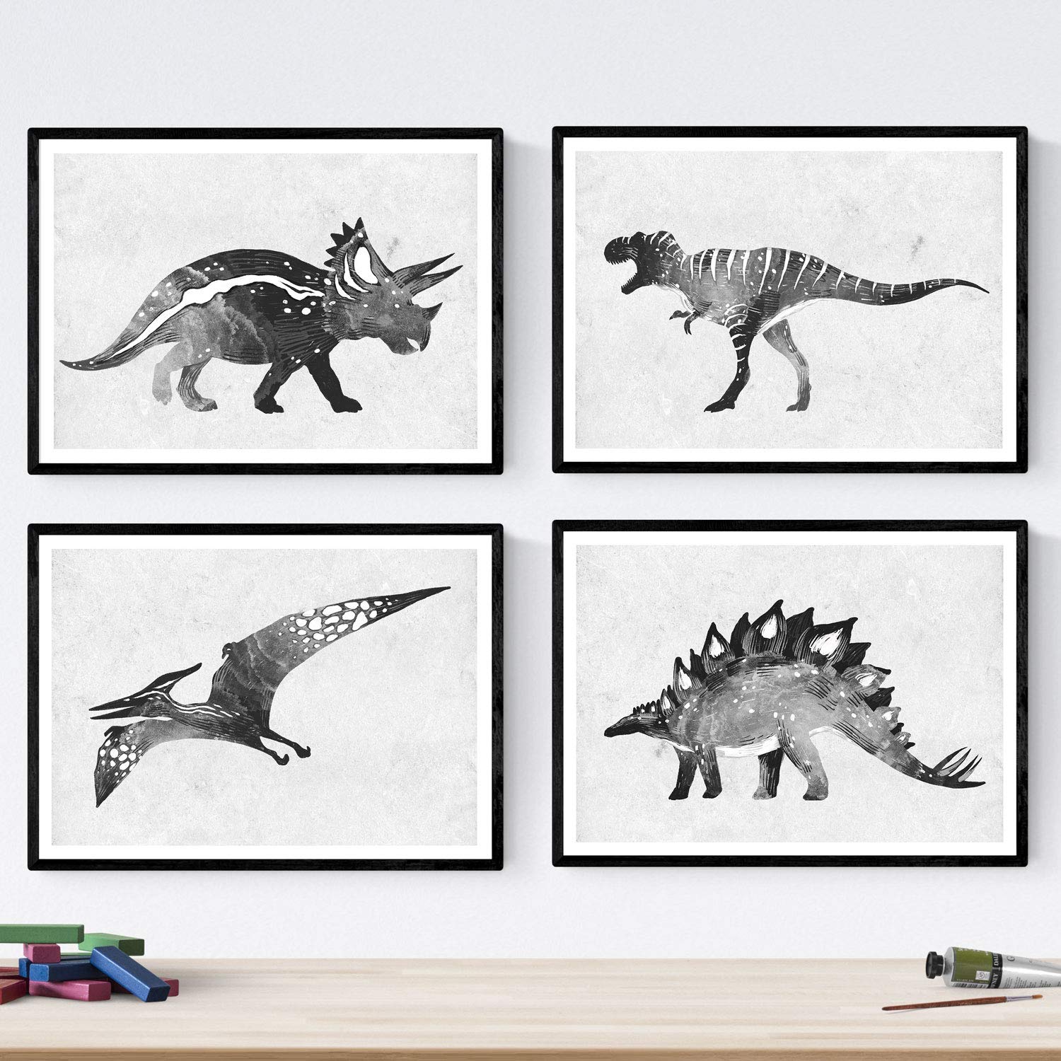 Acuarelas Divertidas Dinosaurios Libro Para Niños 3635 – ApioVerde