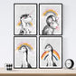 Pack de posters de Dinosaurios arociris. Láminas de dinosaurios para niños.-Artwork-Nacnic-Nacnic Estudio SL
