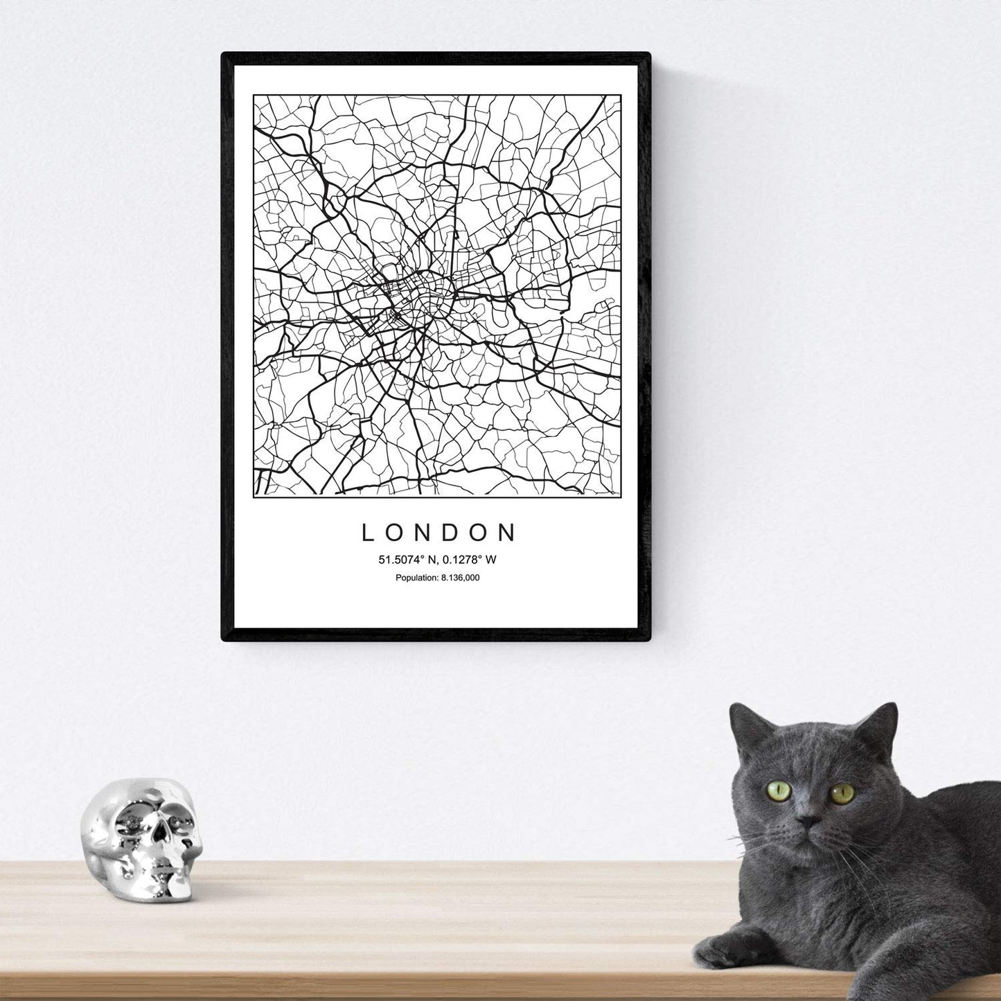 Pack de posters de Londres - El ojo. Láminas con monumentos de ciudades.-Artwork-Nacnic-Nacnic Estudio SL
