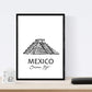 Pack de posters de Mexico - Chichen itza. Láminas con monumentos de ciudades.-Artwork-Nacnic-Nacnic Estudio SL