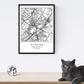 Pack de posters de paises y monumentos. Atenas mapa de la ciudad, monumento Acropolis y mapa Grecia.-Artwork-Nacnic-Nacnic Estudio SL
