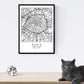 Pack de posters de paises y monumentos. Mapa ciudad de paris, monumento torre Eifell y mapa Francia.-Artwork-Nacnic-Nacnic Estudio SL