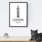 Pack de posters de paises y monumentos. Mapa ciudad Londres United Kingdom y monumentos A.-Artwork-Nacnic-Nacnic Estudio SL