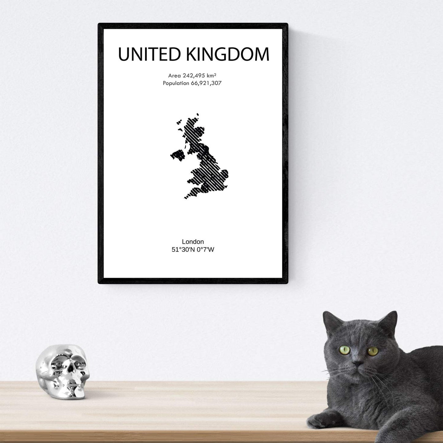 Pack de posters de paises y monumentos. Mapa ciudad Londres United Kingdom y monumentos B.-Artwork-Nacnic-Nacnic Estudio SL
