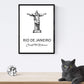 Pack de posters de paises y monumentos. Mapa ciudad Rio de janeiro, monumento Cristo redentor y mapa Brasil.-Artwork-Nacnic-Nacnic Estudio SL