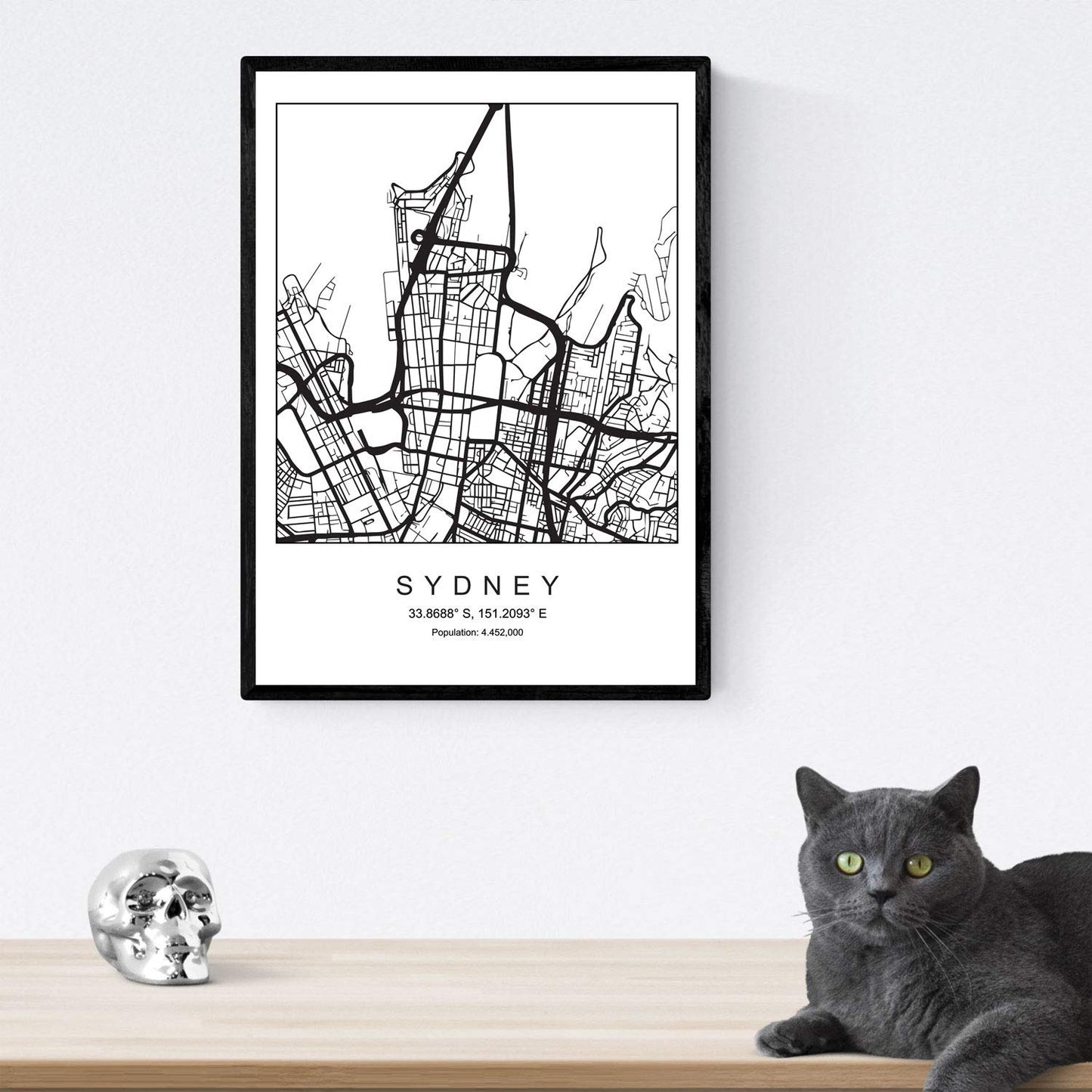 Pack de posters de Sydney - Puente de la bahía. Láminas con monumentos de ciudades.-Artwork-Nacnic-Nacnic Estudio SL