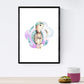Pack de Tres láminas con Ilustraciones de Animales. Tortuga elefamnte y Oso.-Artwork-Nacnic-Nacnic Estudio SL