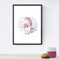 Pack de Tres láminas con Ilustraciones de Animales. Unicornio bailnado Unicornio Hada y Unicornio fotografo.-Artwork-Nacnic-Nacnic Estudio SL