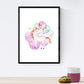 Pack de Tres láminas con Ilustraciones de Animales. Unicornio Oso Panda y Mofeta.-Artwork-Nacnic-Nacnic Estudio SL