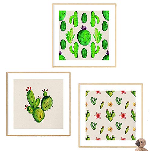 Poster de cactus dibujado. Lámina de Espinas de color – Nacnic