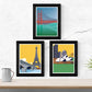 Pack de Tres láminas MONUMENTOS. Paris, San Francisco, Sidney.-Artwork-Nacnic-Nacnic Estudio SL
