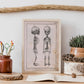Paillou Fetal skeleton-Artwork-Nacnic-Nacnic Estudio SL