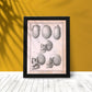 Paillou Skulls; cauasoid, negroid and mongoloid-Artwork-Nacnic-Nacnic Estudio SL