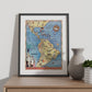 Pan-Am-routes-flying-clipper-ships-Artwork-Nacnic-Nacnic Estudio SL