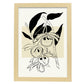 Paradise Orchid-Artwork-Nacnic-A3-Marco Madera clara-Nacnic Estudio SL