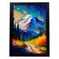 Parque Nacional Nacnic Rainier Washington USA Pintura al óleo. Estampados de arte de pared estético para el diseño de dormitorio o sala de estar.-Artwork-Nacnic-A4-Sin marco-Nacnic Estudio SL