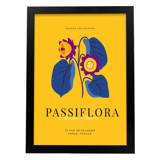 Passiflora-Artwork-Nacnic-A3-Sin marco-Nacnic Estudio SL
