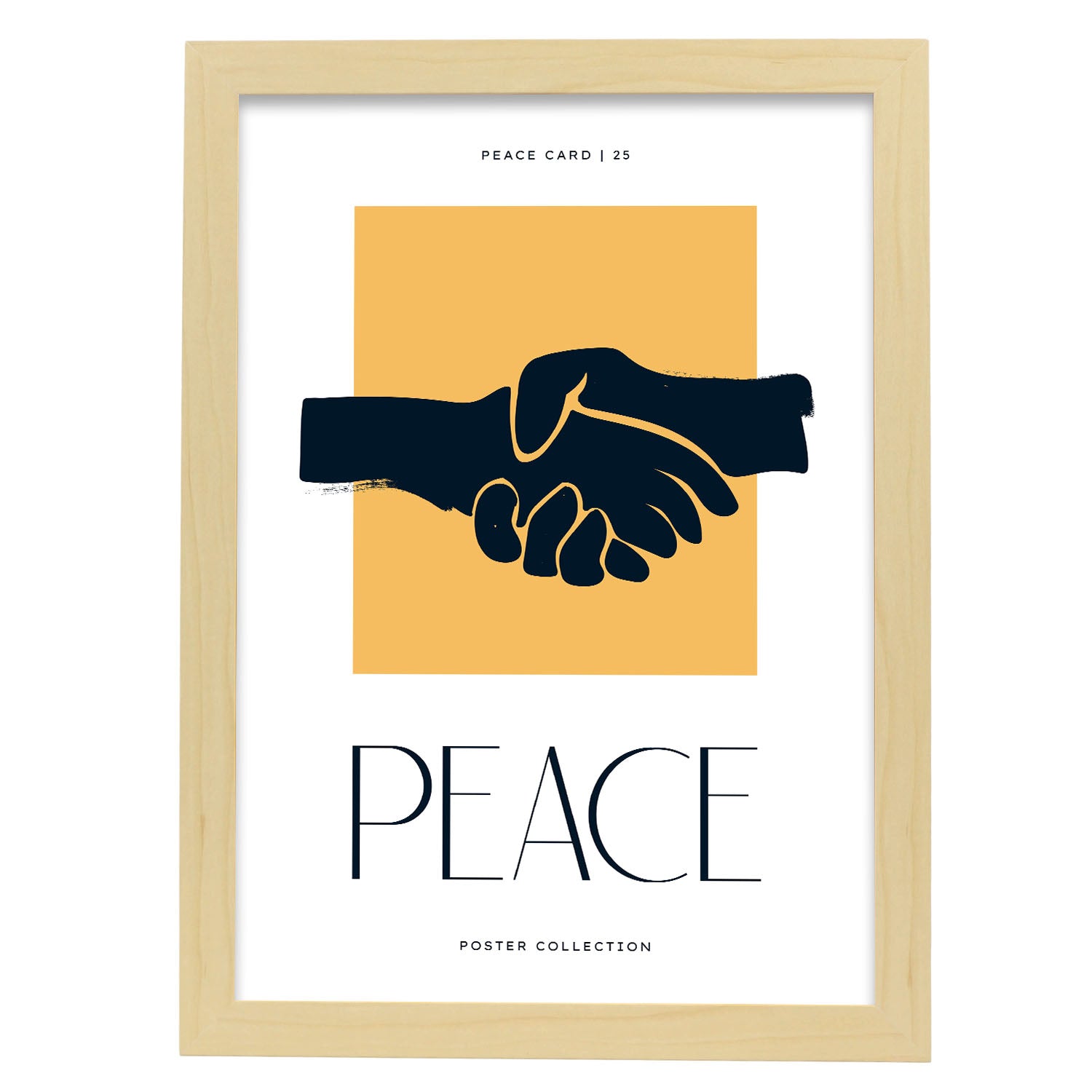 Peace agreement-Artwork-Nacnic-A3-Marco Madera clara-Nacnic Estudio SL