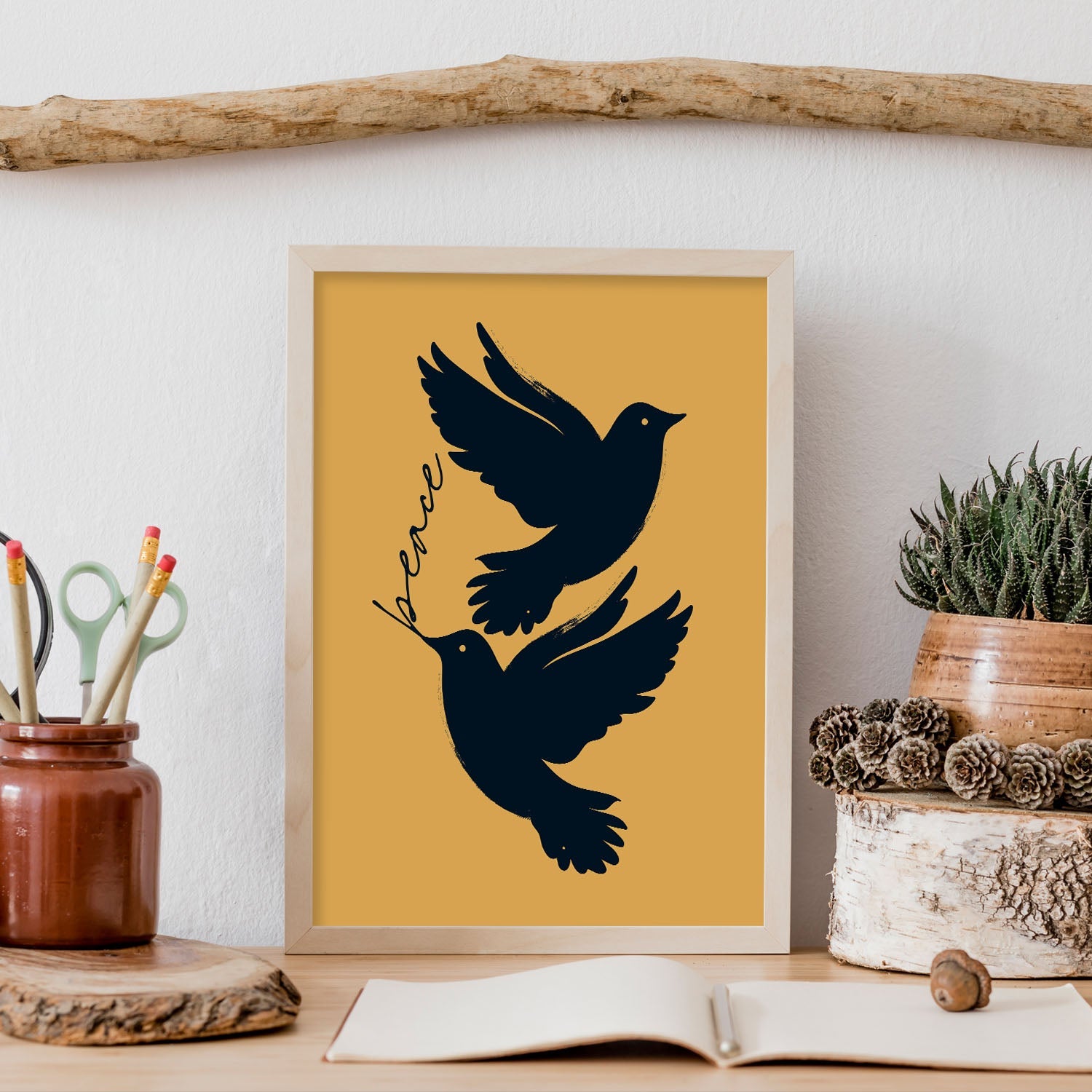 Peace doves-Artwork-Nacnic-Nacnic Estudio SL