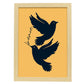 Peace doves-Artwork-Nacnic-A3-Marco Madera clara-Nacnic Estudio SL