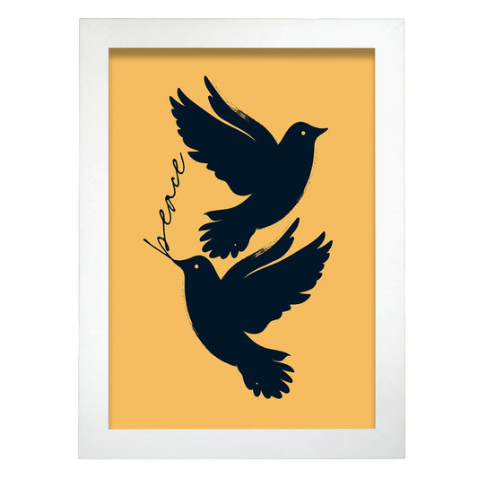 Peace doves-Artwork-Nacnic-A4-Marco Blanco-Nacnic Estudio SL