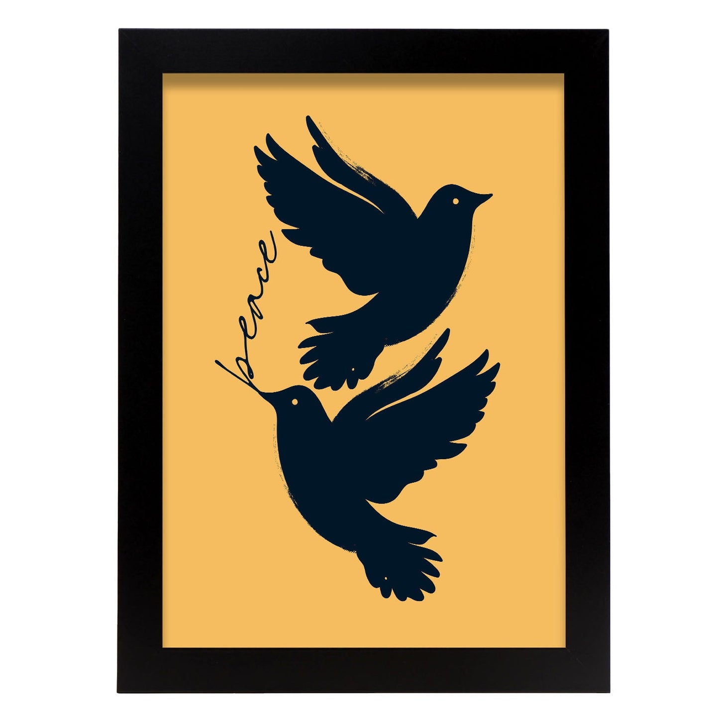 Peace doves-Artwork-Nacnic-A4-Sin marco-Nacnic Estudio SL