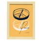 Peace emblem-Artwork-Nacnic-A4-Marco Madera clara-Nacnic Estudio SL