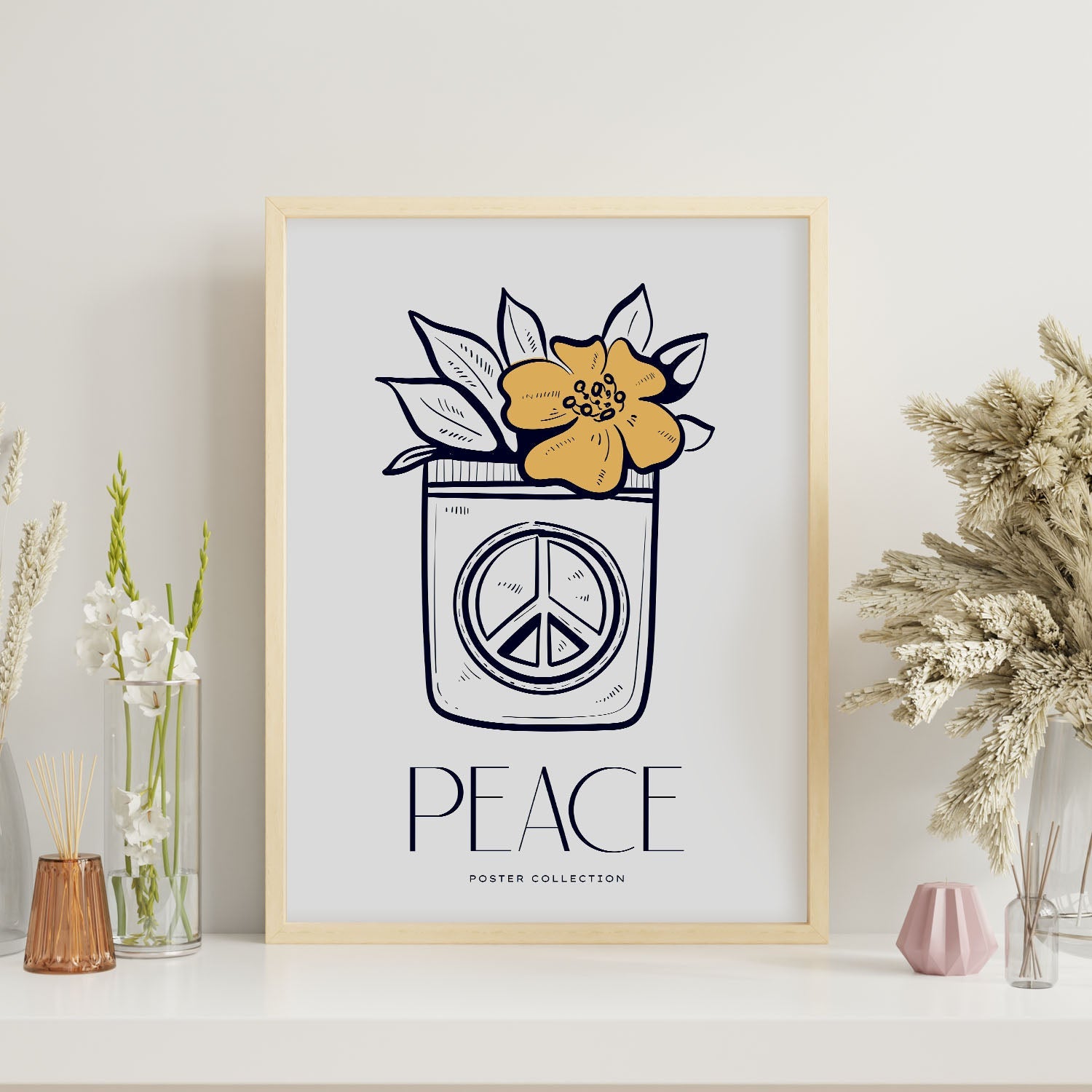 Peace flower-Artwork-Nacnic-Nacnic Estudio SL