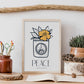 Peace flower-Artwork-Nacnic-Nacnic Estudio SL