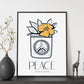 Peace flower-Artwork-Nacnic-Nacnic Estudio SL
