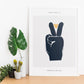 Peace Hand-Artwork-Nacnic-Nacnic Estudio SL