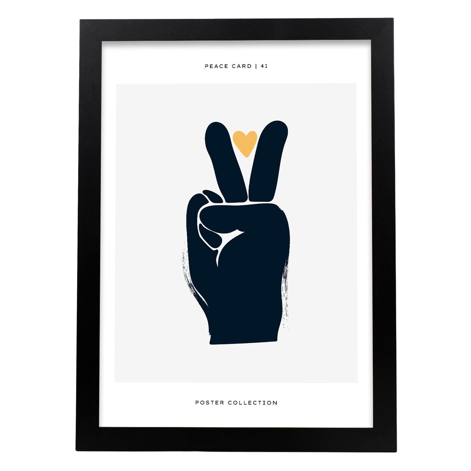Peace Hand-Artwork-Nacnic-A3-Sin marco-Nacnic Estudio SL