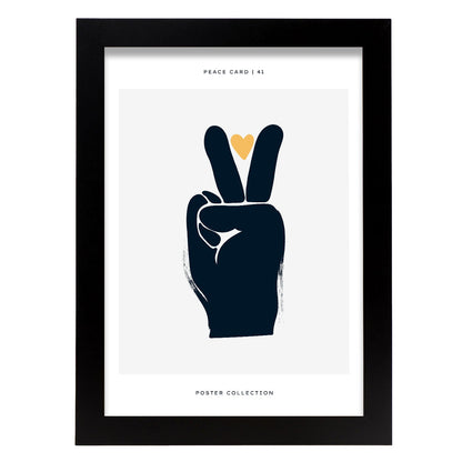 Peace Hand-Artwork-Nacnic-A4-Sin marco-Nacnic Estudio SL
