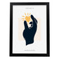 Peace is love-Artwork-Nacnic-A3-Sin marco-Nacnic Estudio SL