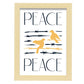 Peace not war-Artwork-Nacnic-A4-Marco Madera clara-Nacnic Estudio SL