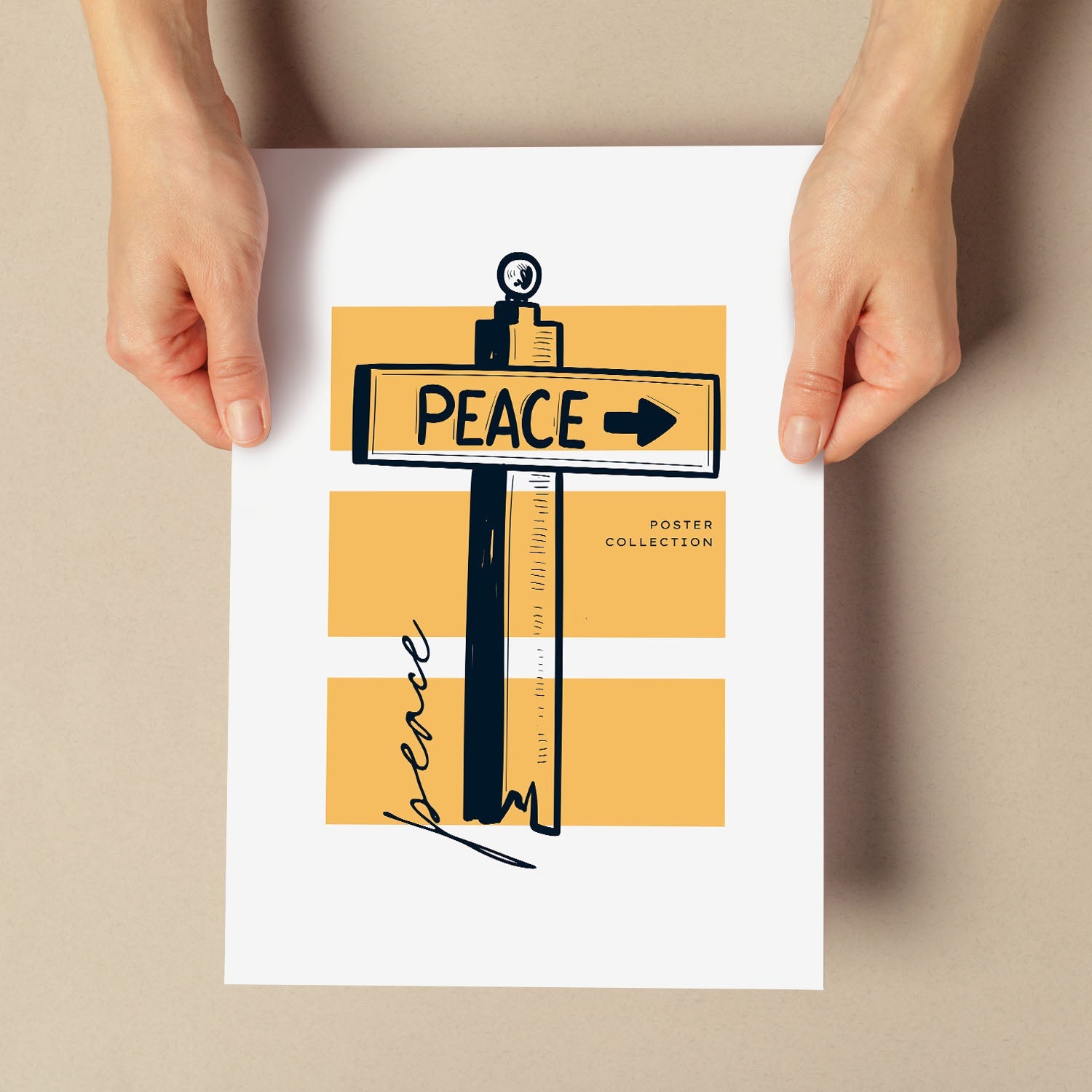Peace sign-Artwork-Nacnic-Nacnic Estudio SL