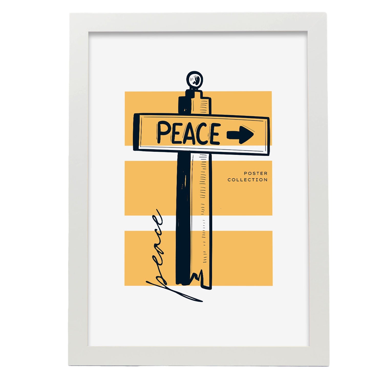 Peace sign-Artwork-Nacnic-A3-Marco Blanco-Nacnic Estudio SL
