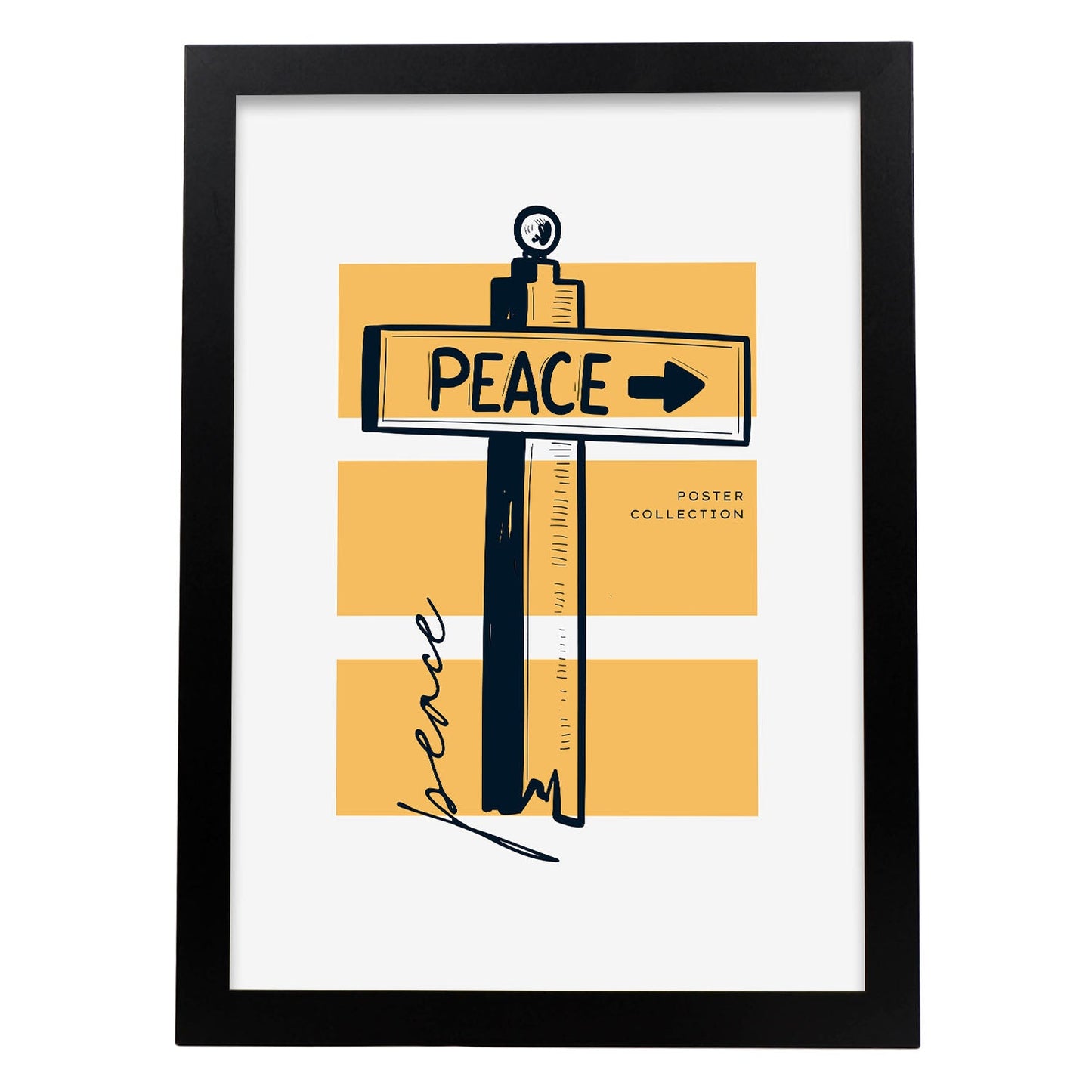 Peace sign-Artwork-Nacnic-A3-Sin marco-Nacnic Estudio SL