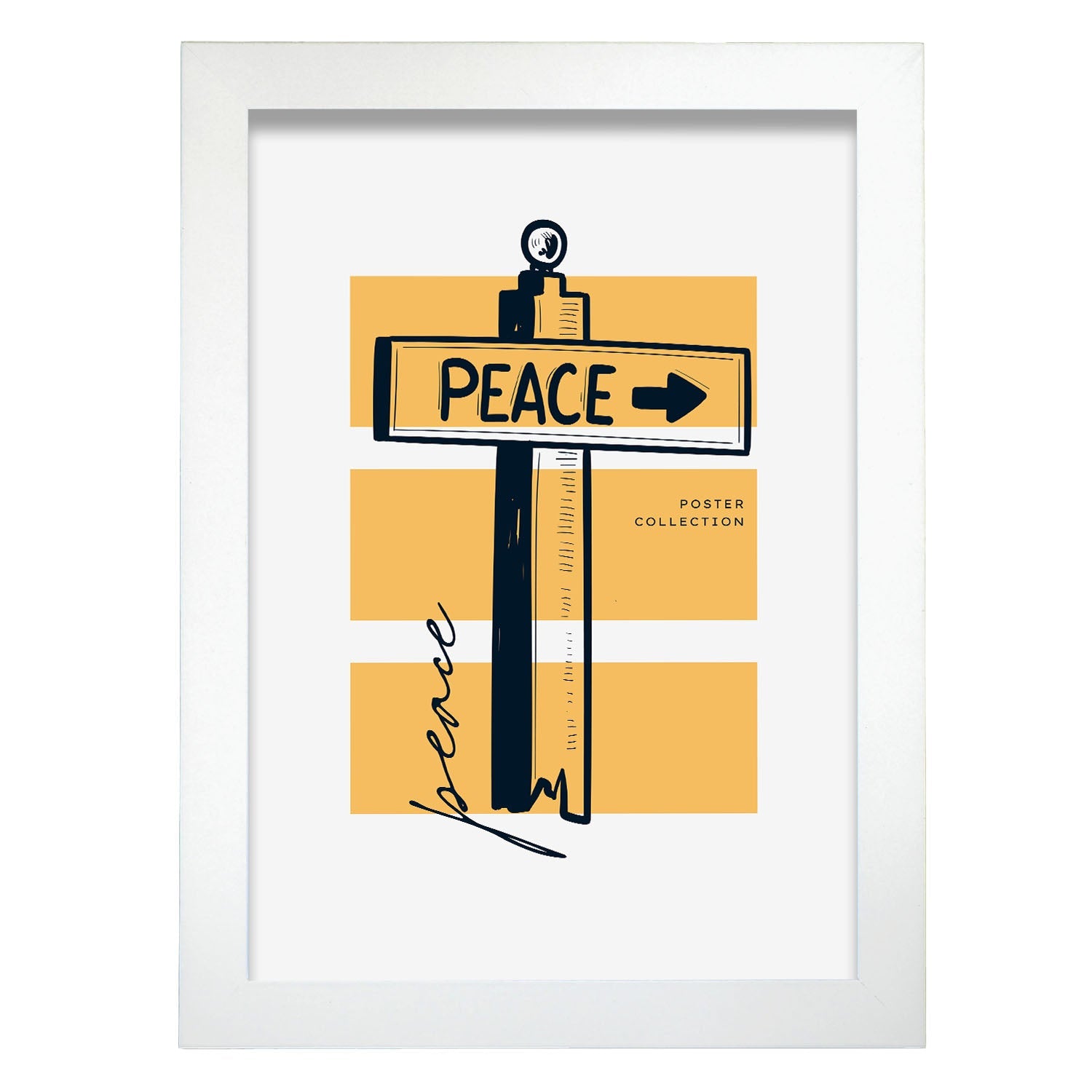 Peace sign-Artwork-Nacnic-A4-Marco Blanco-Nacnic Estudio SL