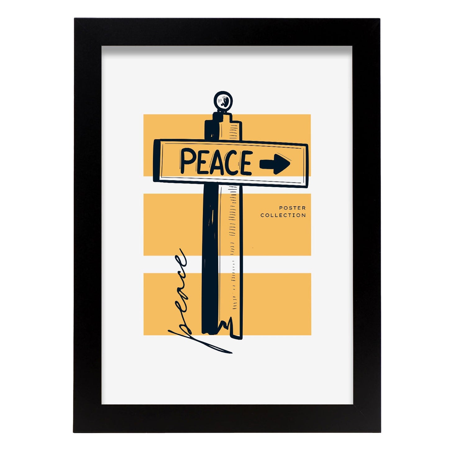 Peace sign-Artwork-Nacnic-A4-Sin marco-Nacnic Estudio SL