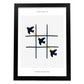 Peace tac toe-Artwork-Nacnic-A3-Sin marco-Nacnic Estudio SL