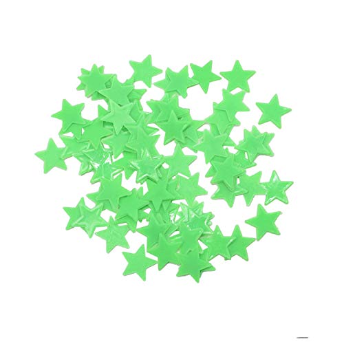 32 pegatinas de estrellas fluorescentes - Ø 25 mm