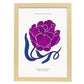 Peony-Artwork-Nacnic-A3-Marco Madera clara-Nacnic Estudio SL