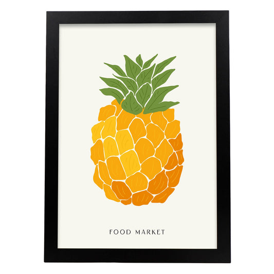 Pineapple-Artwork-Nacnic-A3-Sin marco-Nacnic Estudio SL