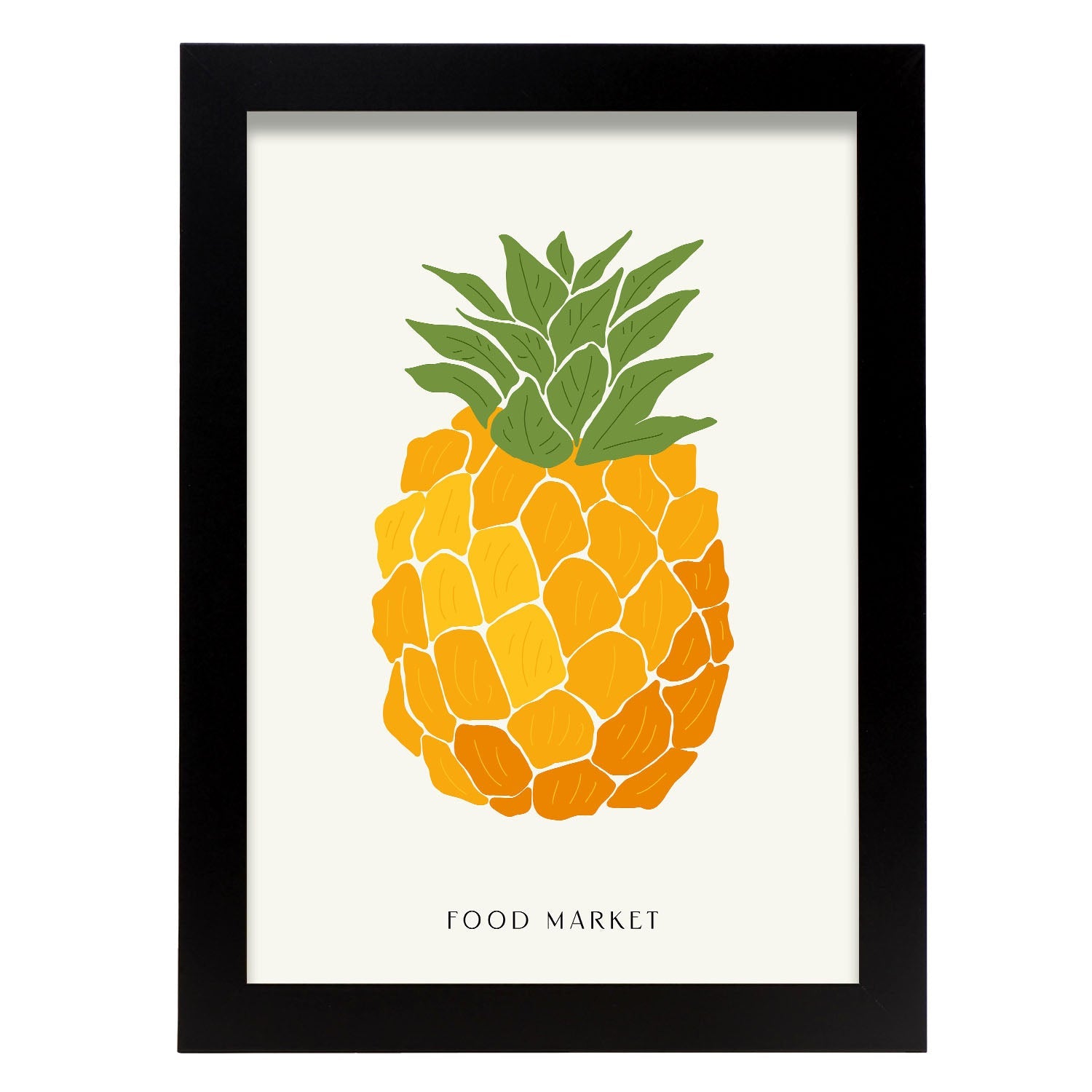 Pineapple-Artwork-Nacnic-A4-Sin marco-Nacnic Estudio SL