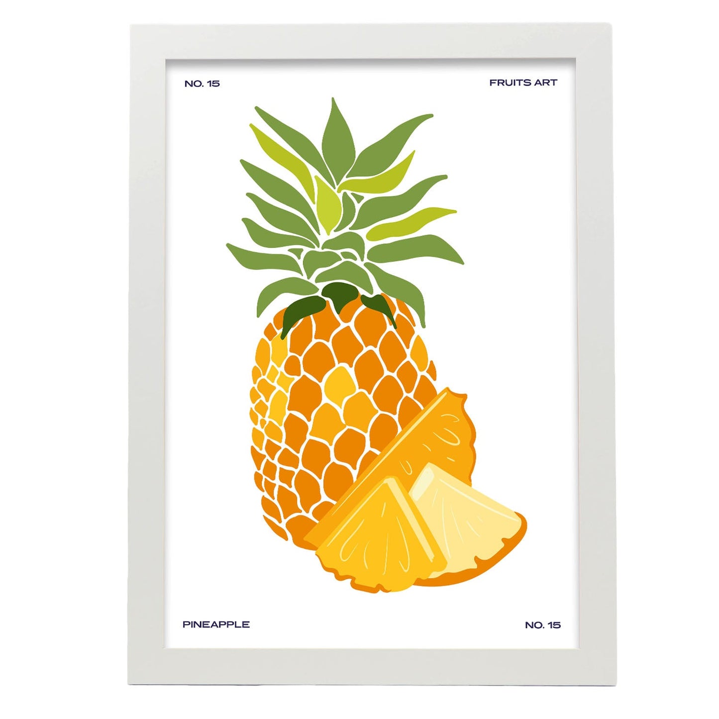 Pineapple with sliced-Artwork-Nacnic-A3-Marco Blanco-Nacnic Estudio SL