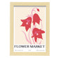 Pink bell flowers-Artwork-Nacnic-A4-Marco Madera clara-Nacnic Estudio SL
